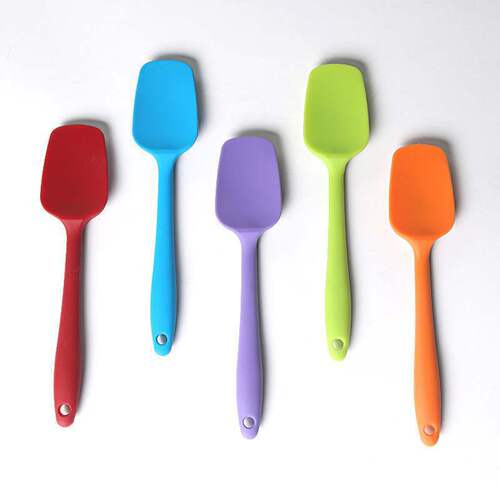 Baking tool set one-piece silicone spatula T-shaped spatula cream spatula heat-resistant silicone cream stirrer