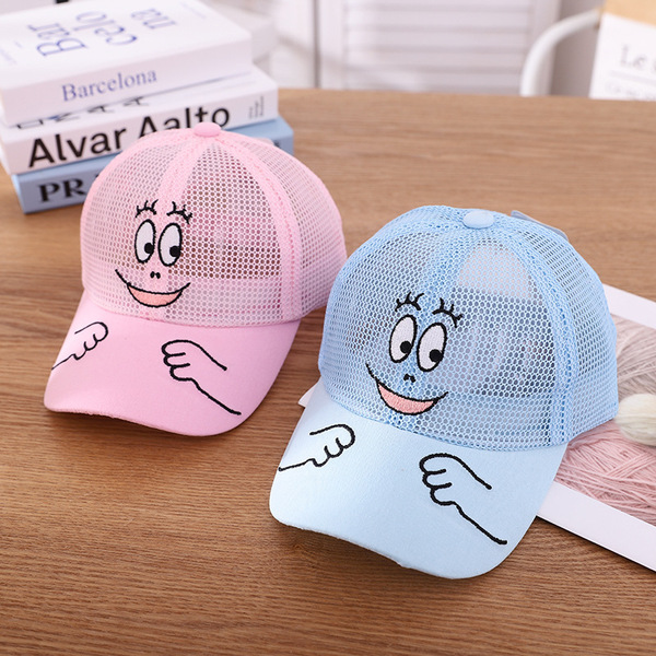 Children's thin summer baseball cap