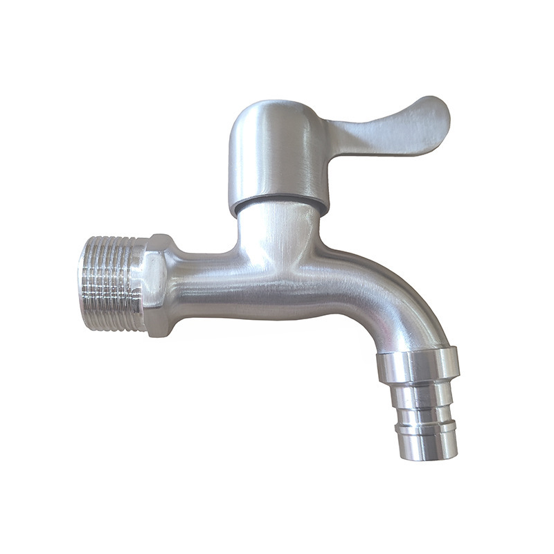 Grifos de acero inoxidable 304 lavadora Grifos especiales de piscina de trapeador alargado Grifos domésticos 4 puntos Grifos de hervir rápidamente