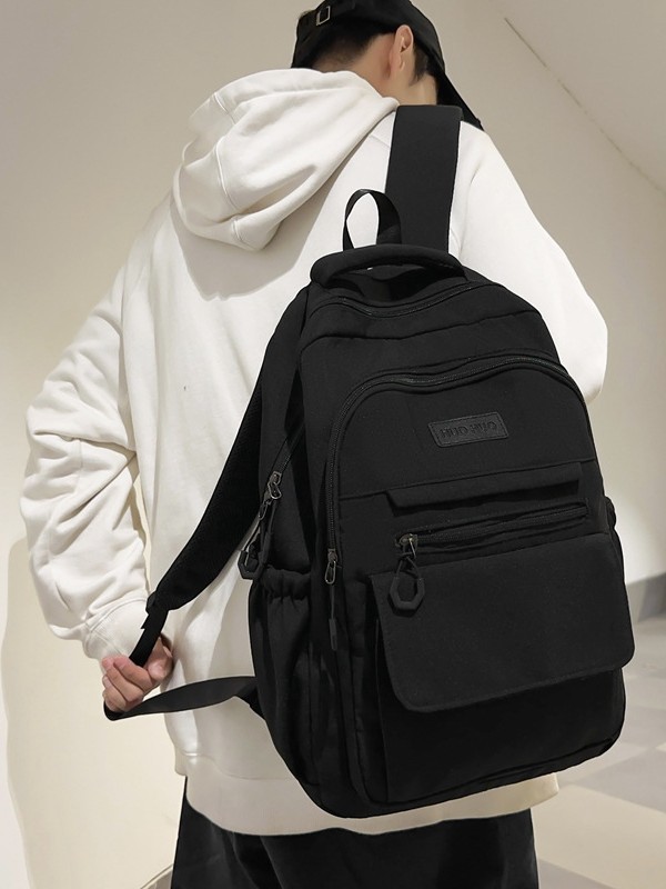 Viaje nueva mochila ligera, tendencia de alta capacidad, mochila escolar de escuela secundaria, moda coreana, mochila versátil simple image 5