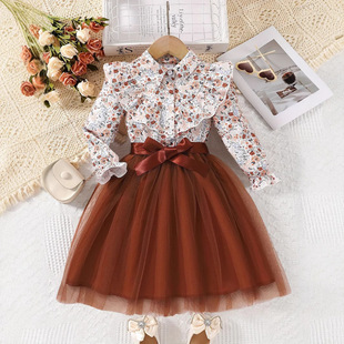 ���＾�¿�Ůͯ�L�䷭�I����ӡ���W���B��ȹ�������W��Ů������ȹ