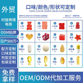 跨境爆款小熊软糖新式软糖 源头厂家批发支持oem鱼油胶囊加工定制