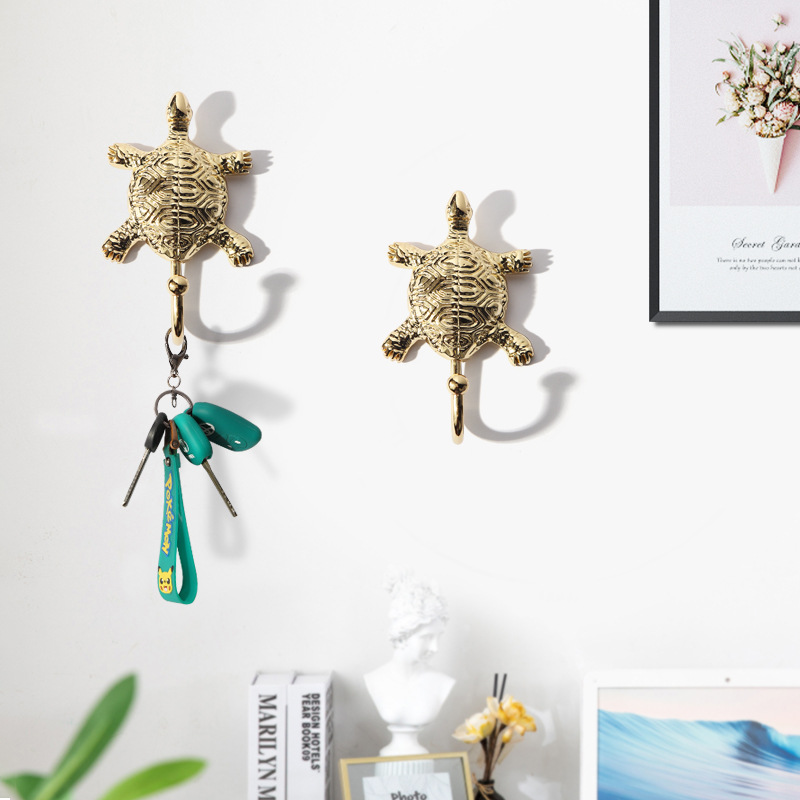 Metal sólido animal cabeza fuerte gancho transparente fácil almacenamiento creativo gancho pegajoso hogar diario ropa creativa gancho