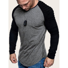 Z 37662 Loose drop shoulder men's long sleeve tee ���ɲ����