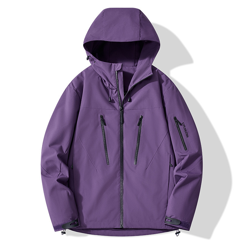 鳥家同型ジャケット、カスタムロゴ刺繍入り、3in1登山服、防風防水、裏起毛ジャケット、男女兼用|undefined