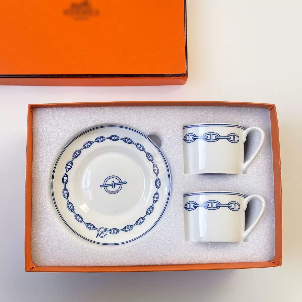 Corte europea transfronteriza retrógrada taza de café de porcelana casera doble taza de plato taza de cerámica taza de té de la tarde pareja