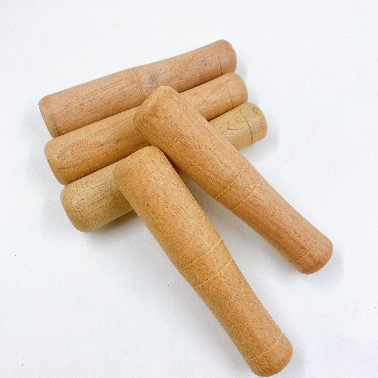 Martillo de ajo de madera variada, machacador de ajo, mortero de ajo, palo de ajo, ajo prensado, hogar, puesto sólido de madera anticuado, lote de tienda departamental de 2 yuanes