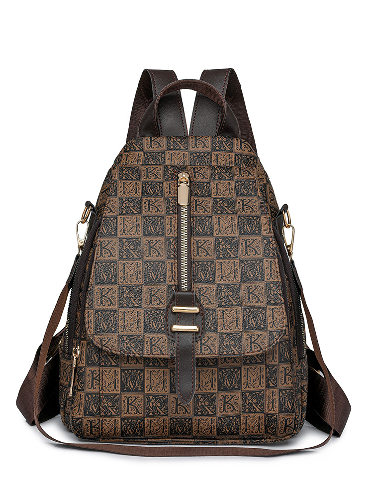 Mochila para mujer 2024 nueva tendencia de la moda mochila para mujer para viajar todo fósforo cuero suave mochila escolar ligera bolso de mujer al por mayor