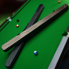 多功能三槽杆盒高档台球杆盒小头三槽通杆杆盒杆包斯诺克通杆杆盒