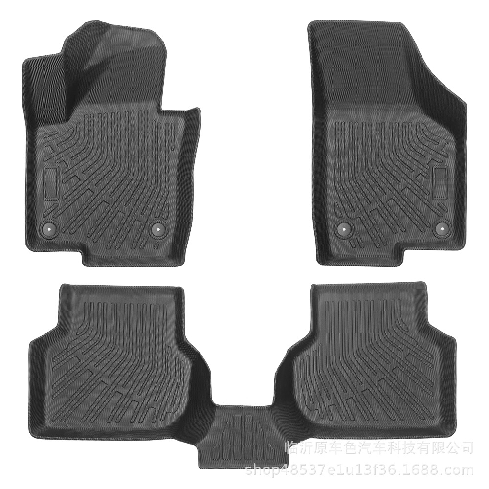 Para VW Jetta 2011 - 2018 3D todo el tiempo TPE almohadilla para los pies almohadilla del maletero