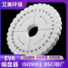 圆形方形白色eva盘编器切边圆滑刻度清晰EVA泡棉手工绳子编盘器