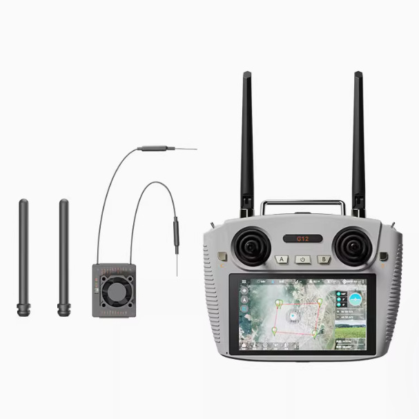 云卓G12遥控器高清数字图传云台双频一体链路航模接收机控制器