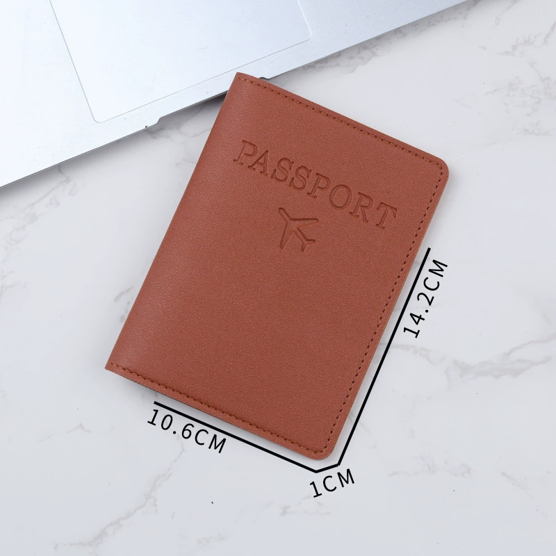Thin passport case for traveling, handheld passport bag, protective case, simple and elegant design