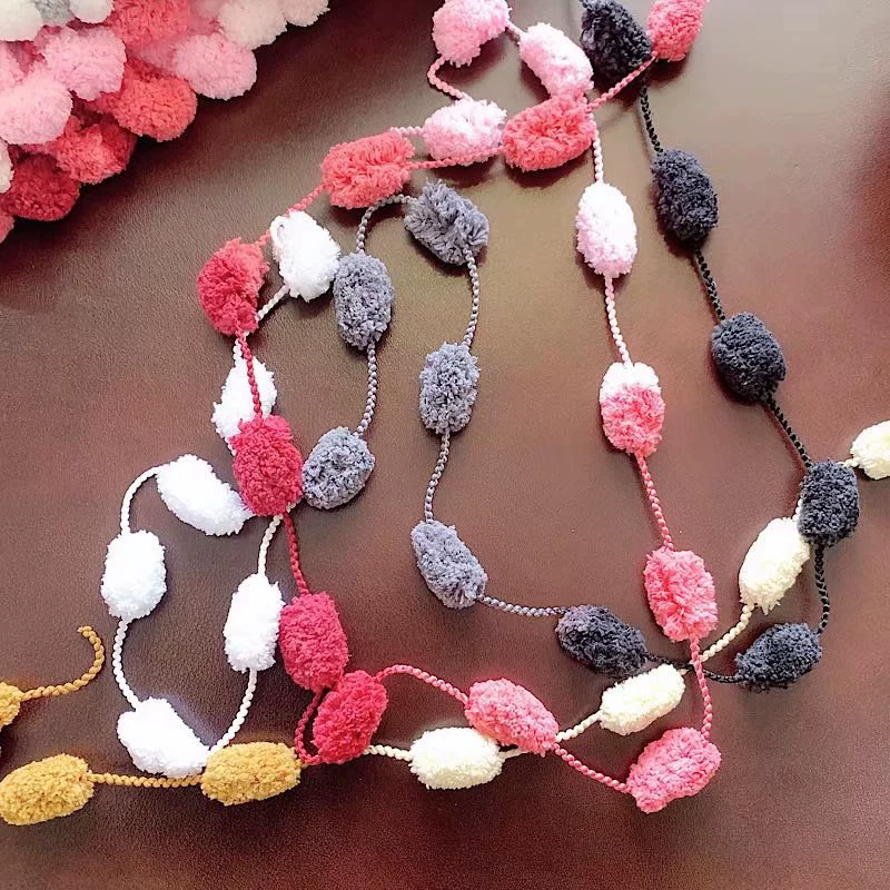 Пушистая пряжа из chenille, многоцветная отделочная пряжа для шарфов, шапок, половиков, 11×5 см, 0,098 кг