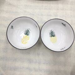 スーパーの逸品の商品の供給源は爆発的に4インチのかぼちゃのパイナップルの碗の08583を卸売りします。