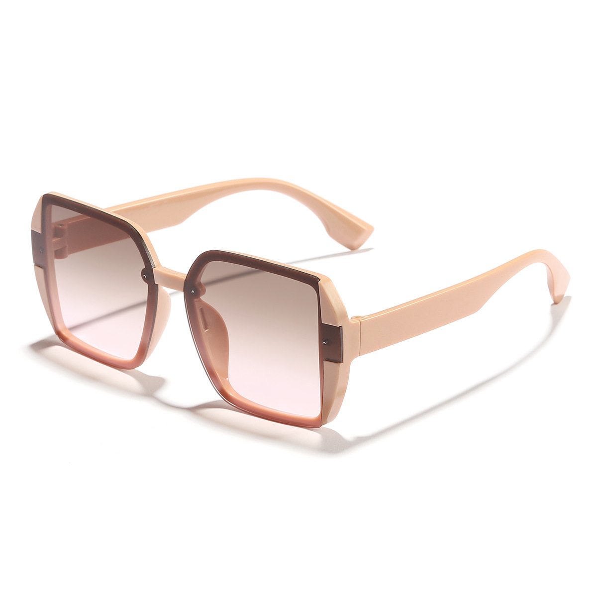 Nuevo estilo coreano elegante marco cara-mirando pequeñas gafas de sol pc personalidad europea y americana femenina ins estilo desgaste esencial gafas de sol de protección solar
