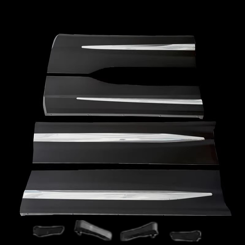 MCYL – Big Surrounded Alphard 15-23, 30 Series - mona-lisa-side-skirt-gloss-black