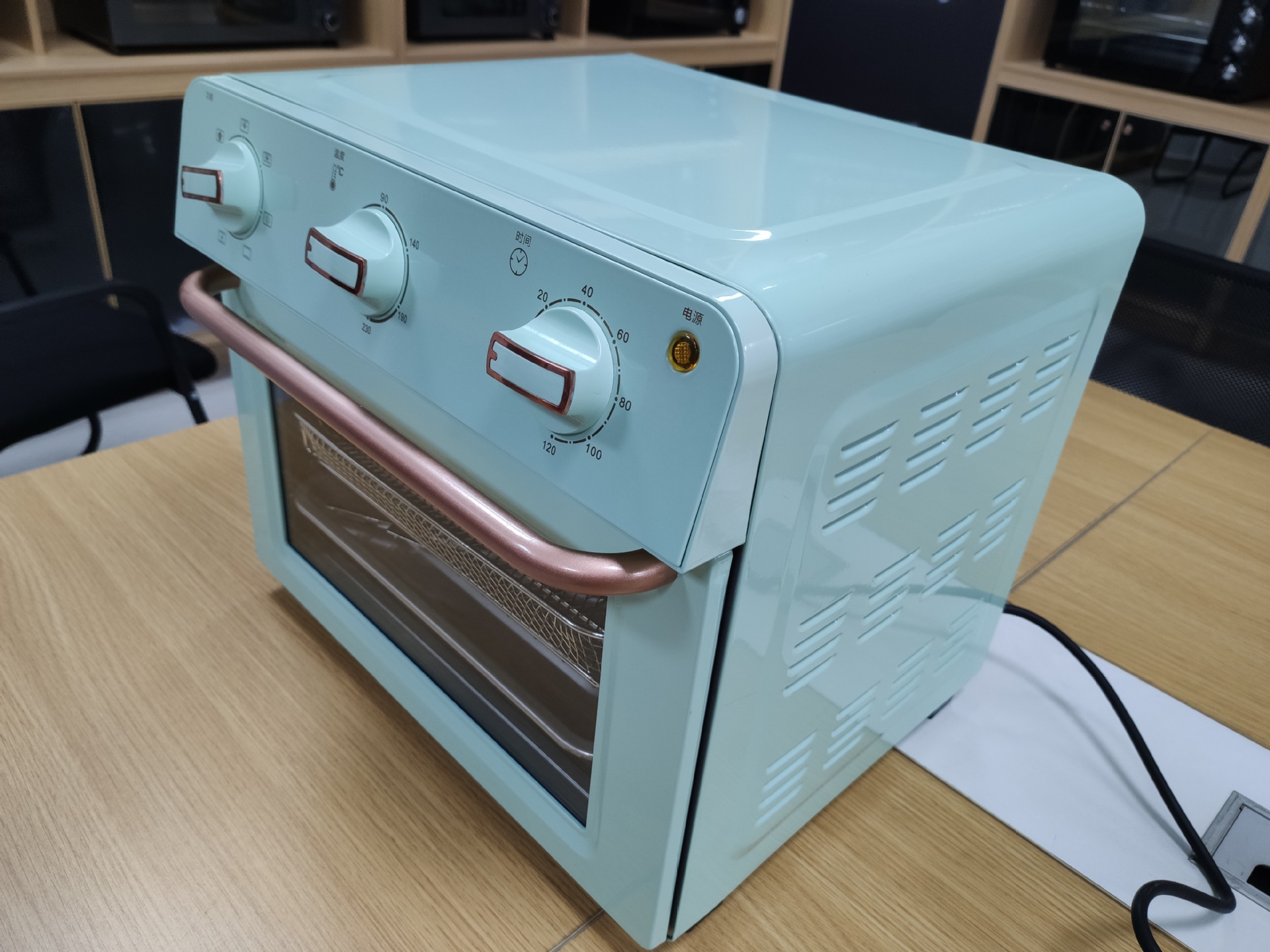 Freidora de aire 25L doméstica nueva freidora eléctrica inteligente multifuncional horno regalos transfronterizos al por mayor
