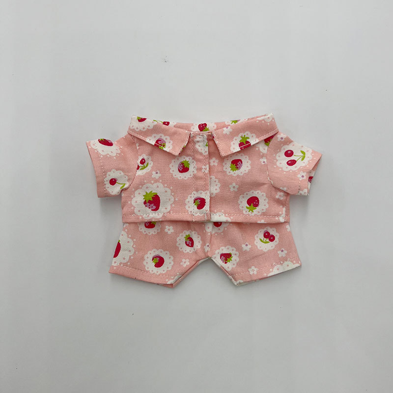 Muñeca de algodón 20cm15cm muñeca ropa muñeca camisa pijamas traje lindo en stock