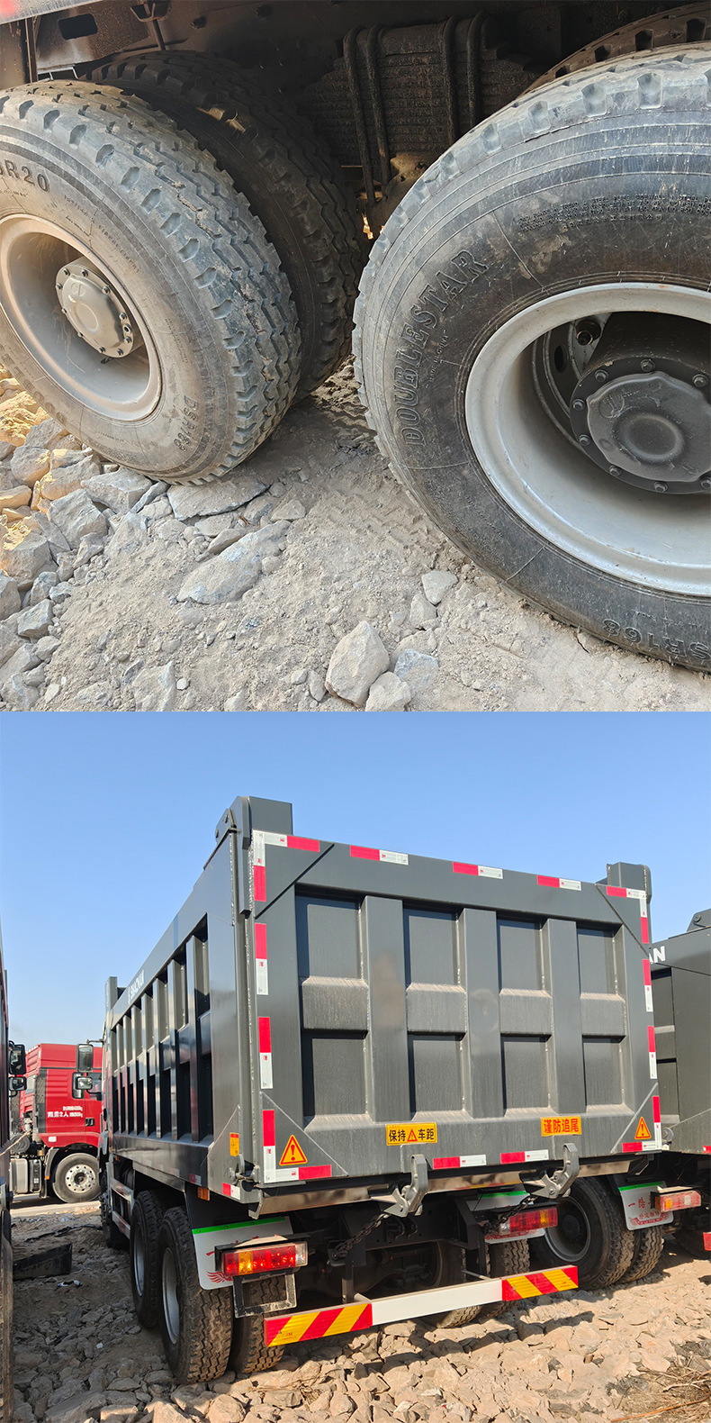 Exported Shaanxi Automobile Delong X3 Dump Truck, Used Mining Dump Truck, Self-Unloading Engineering Vehicle, Sand and Gravel Transport Heavy Truck
