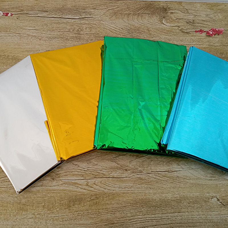 Mantel de PET brillante con diseño de papel de aluminio - Para fiestas de cumpleaños y decoración, suministro en stock image 5