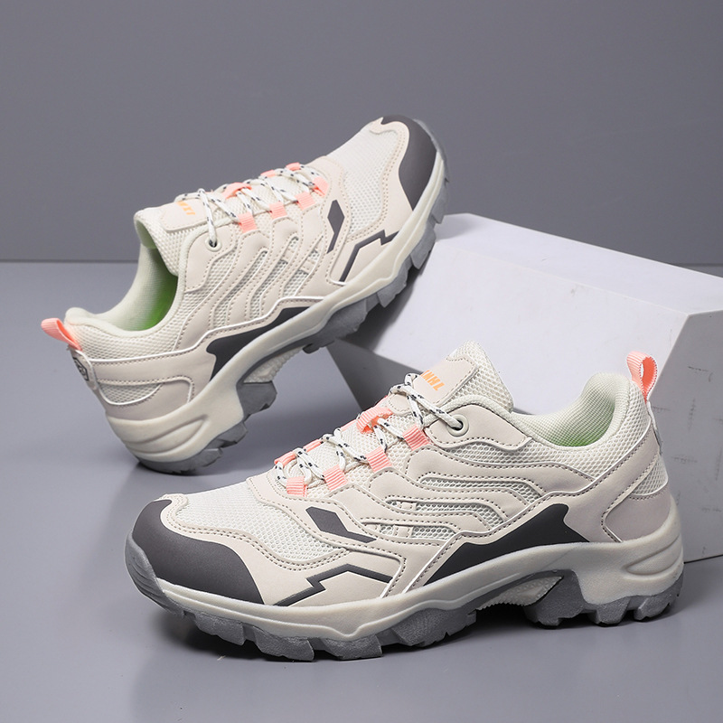 Zapatos de senderismo al aire libre hombres transfronterizos nuevos amantes de la cabeza ancha transpirables antideslizantes y resistentes al desgaste zapatos de senderismo de camping casuales mujeres