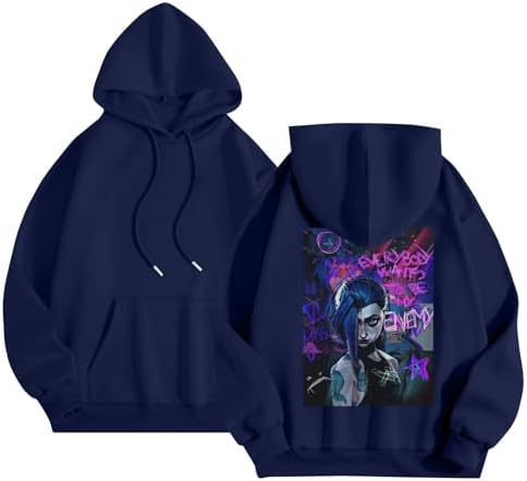 Hoodie for Men Women Arcane League of Legends Art Print Arca