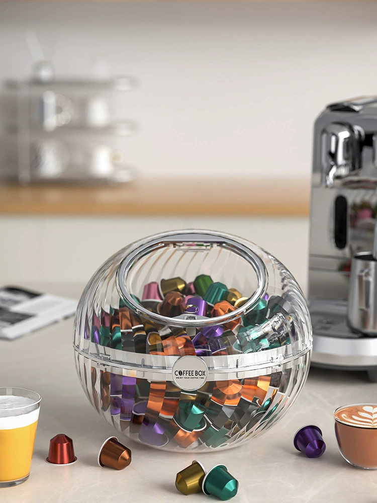 Coffee capsule, storage box, table tea bags, storage system