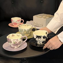 咖啡杯碟礼盒套装陶瓷杯子下午茶拿铁杯茶杯伴手礼好看的实用水杯