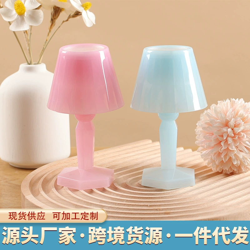 Креативный мини-Макарон светодиодный ночник Сердце девушки Романтическая настольная лампа Конфеты Цвет в атмосфере Свет Украшения для спальни