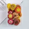 K56 colorful chrysanthemum box: free hemp rope for binding flowers and leaves