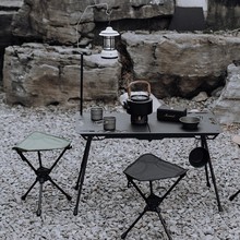 户外超轻便携折叠三角凳野营休闲钓鱼凳跨境野餐小马扎露营折叠凳