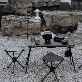 户外超轻便携折叠三角凳野营休闲钓鱼凳跨境野餐小马扎露营折叠凳