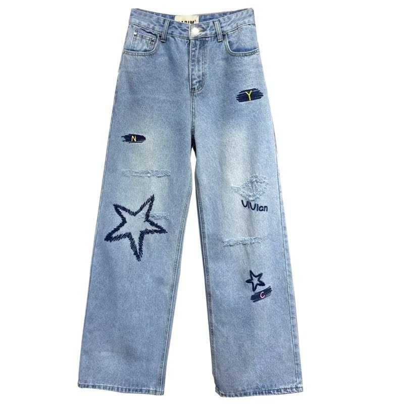 Light thin jeans
