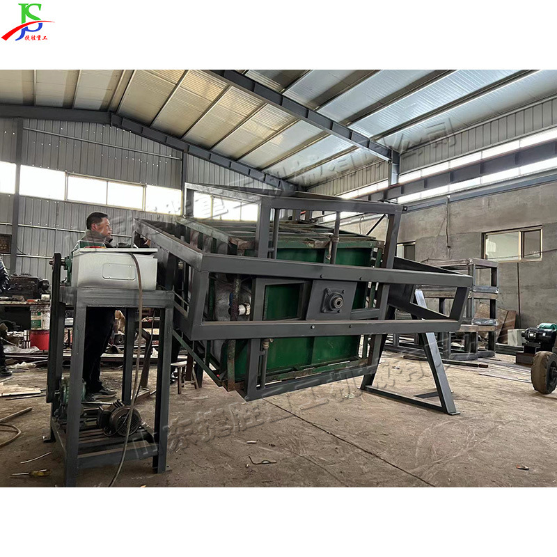 Ton barril lavadora barril de aceite superficie interna de residuos de óxido lavadora tipo rotatorio máquina de limpieza