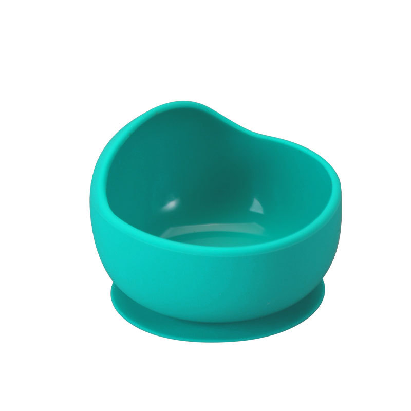 Vajilla de Silicona para Bebés/Niños, Incluye Tazón y Cubiertos, Antideslizante