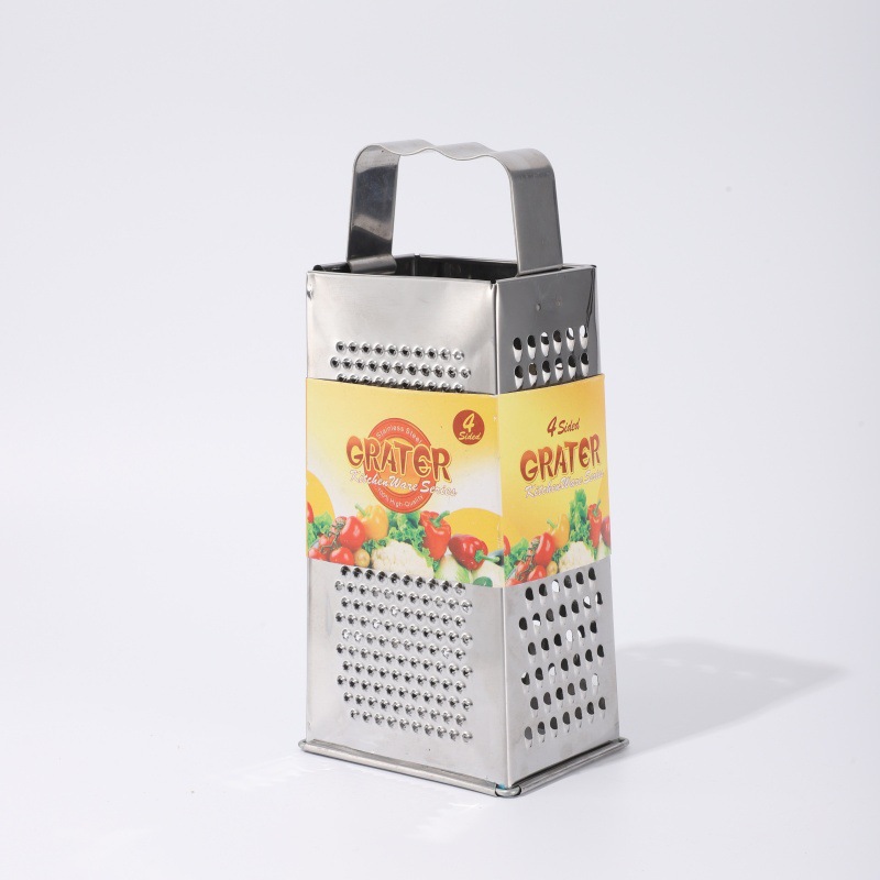 acero inoxidable multifuncional cuadrangular planador doméstico planador de verduras multifuncional planador de verduras con mano planador de seda