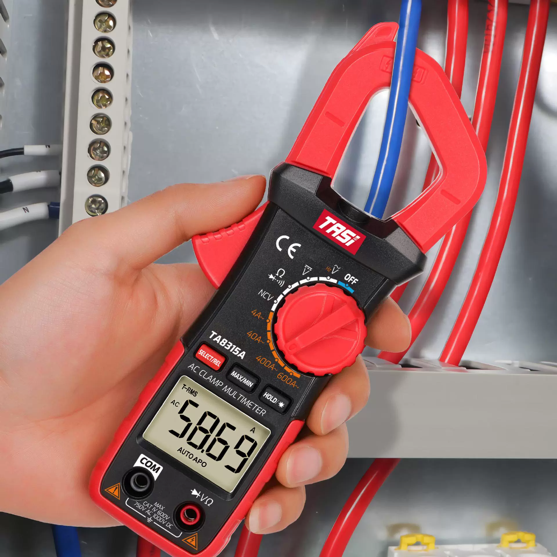 Токоизмерительные клещи TA8315A мультиметр Высокоточный цифровой амперметр Токоизмерительные Клещи многофункциональный универсальный измеритель типа клещей