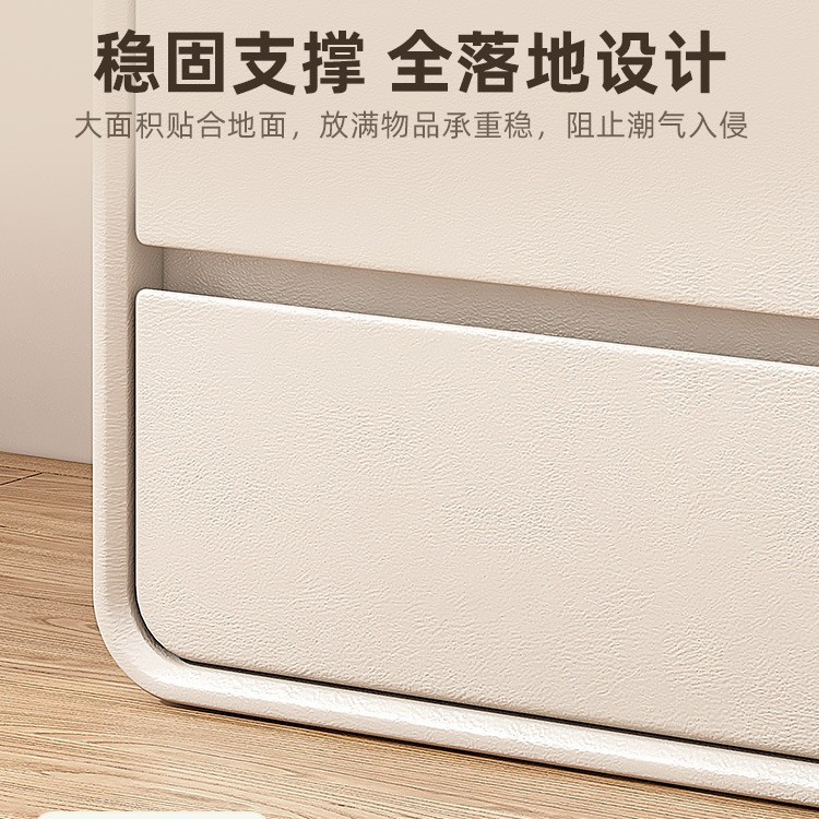 Mesita de noche simple dormitorio moderno pequeño armario de madera maciza subred rojo pequeña mesa de café lindo estilo crema mesita de noche