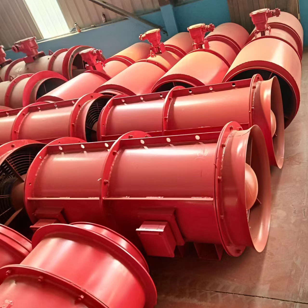 兆拓抽出式隔爆轴流风机FBCZ-4-13#矿用防爆轴流通风机防爆风机