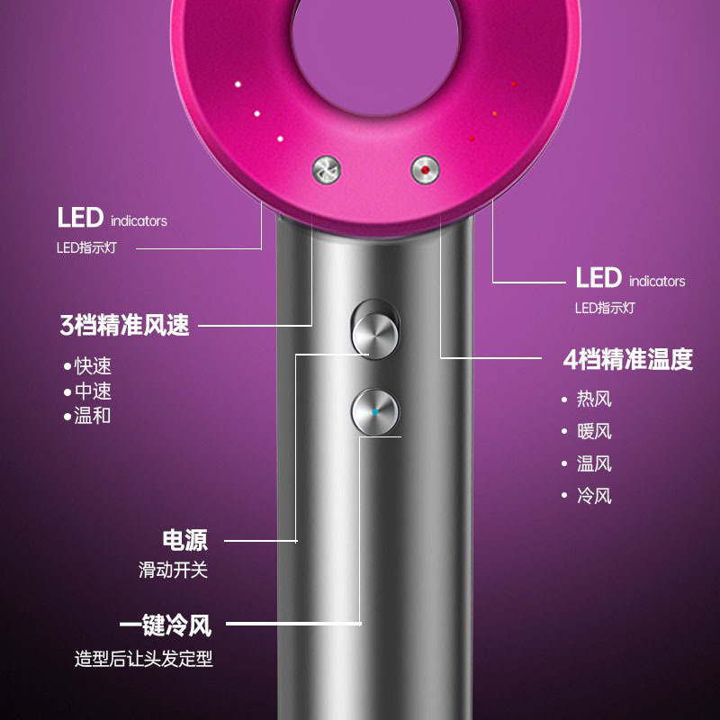 高速吹风机发廊专业家用大风力负离子护发速干大功率理发店电吹风|undefined