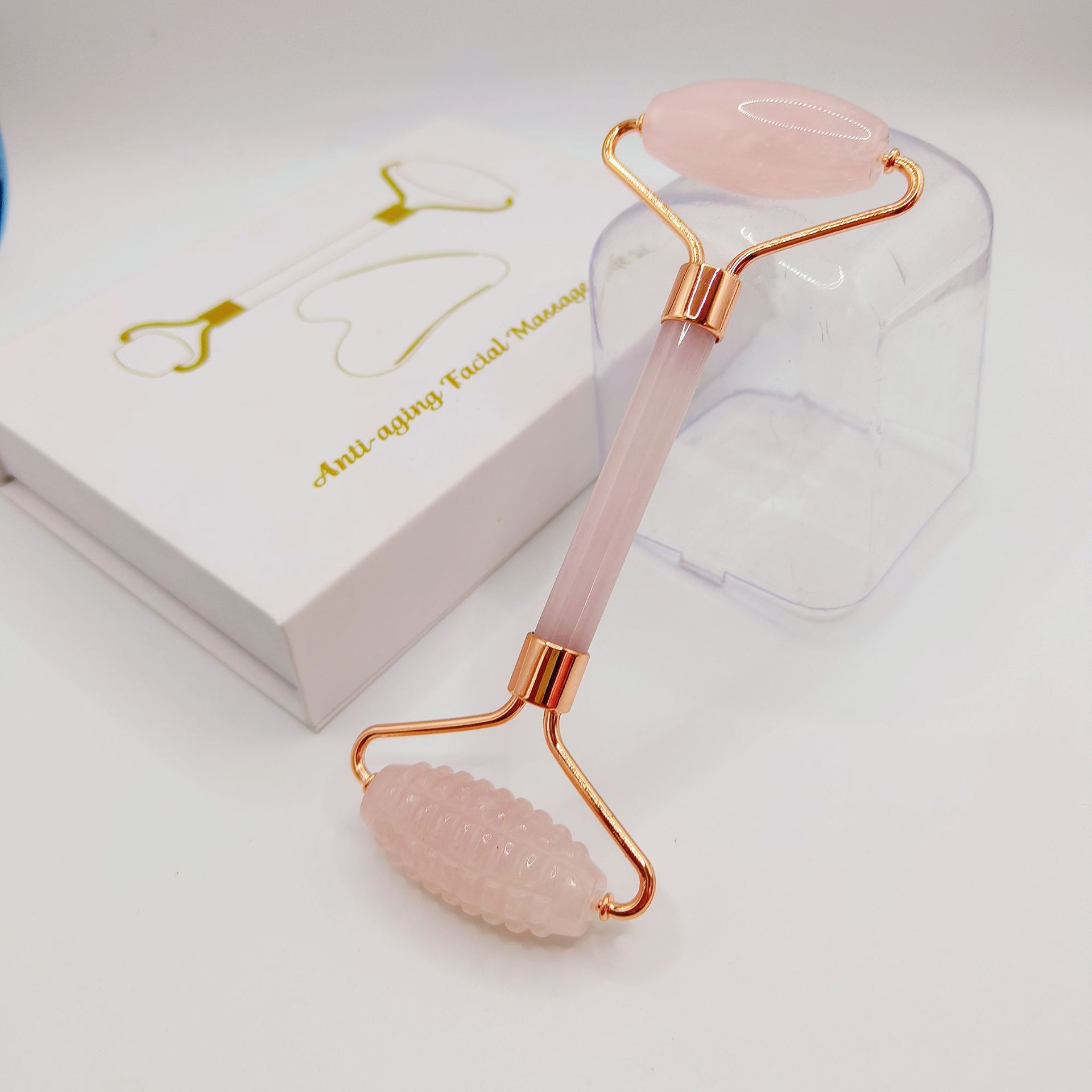 Crystal, double-sided massager jade, wholesale
