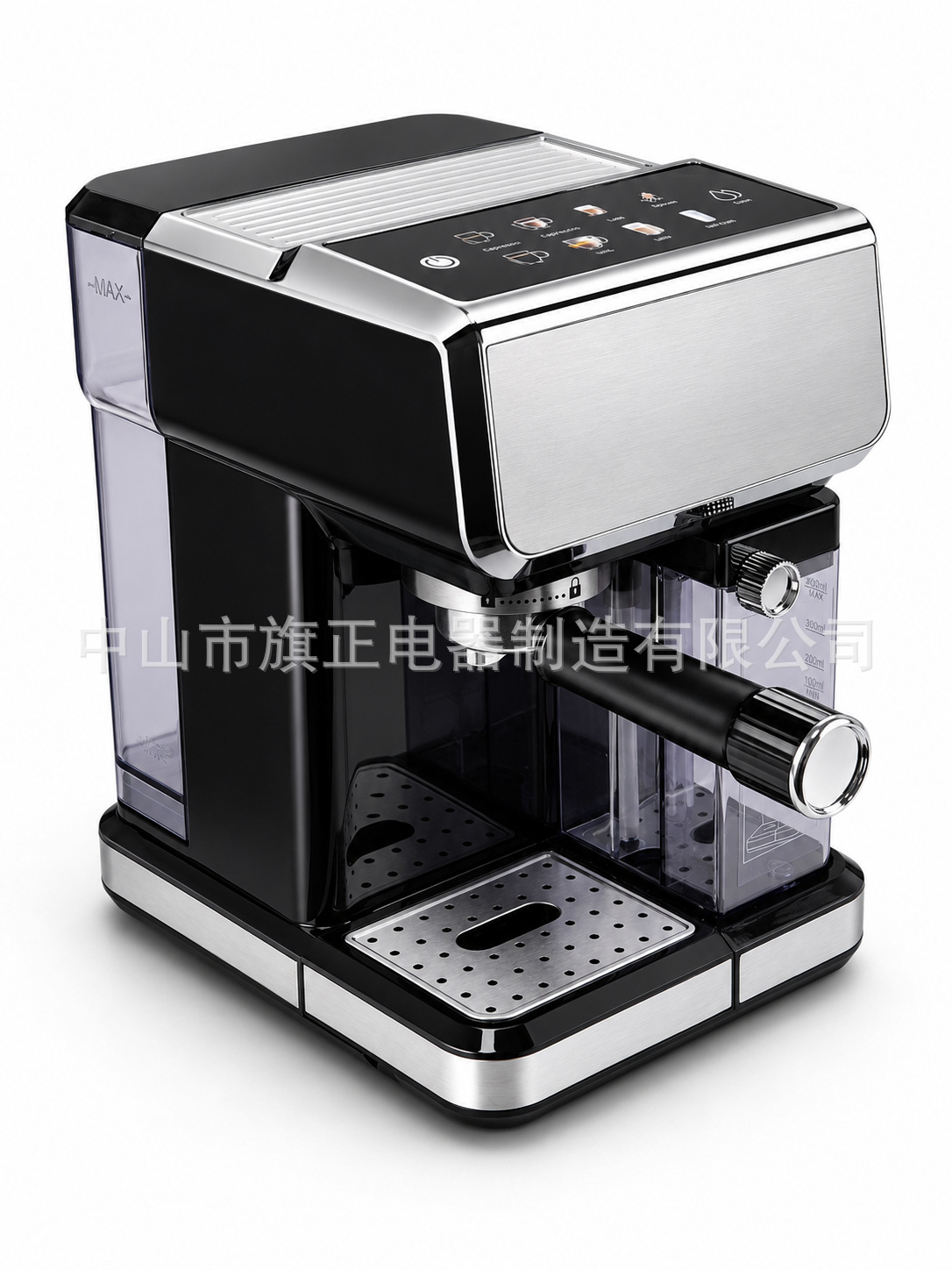 Cafetera Espresso Semiautomática 20Bar de Plástico Espumador de Leche para el Hogar