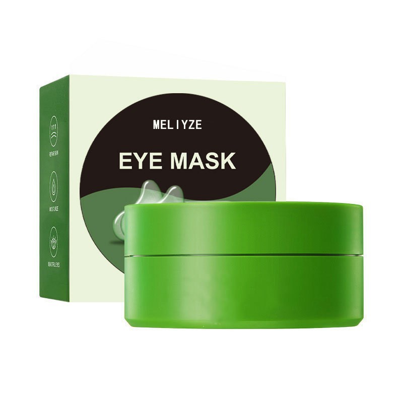 MELIYZE Aloe Vera Eye Mask Reduces Eye Wrinkles, Cross-Border Export, Pure English Eye Mask Patches, Eye Care, Seaweed Wholesale