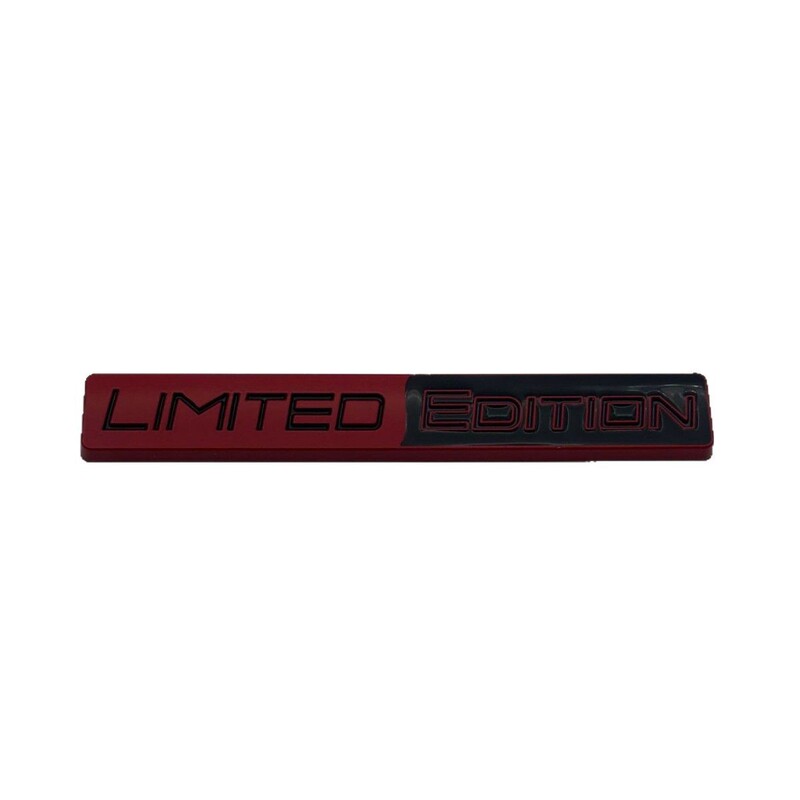 国境を越えた売れ筋車改造ロゴ LIMITED EDITION メタルカーステッカー EDITION ボディステッカー リア|undefined