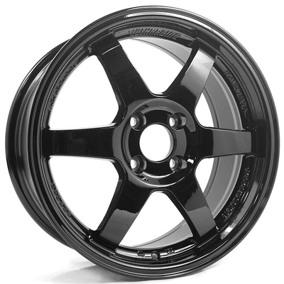 Hub: 17inch Wheel Hubs Are Compatible - 14x6j-te37-bright-black