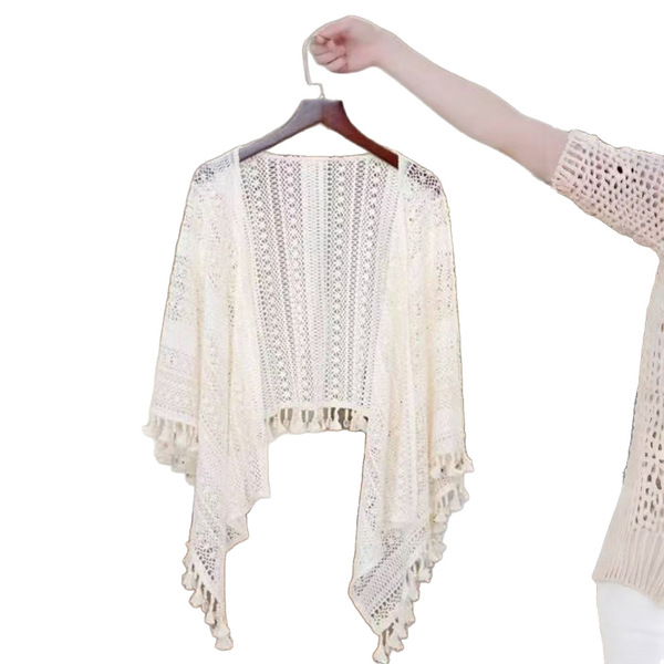 Woolen retro ethnic cloak