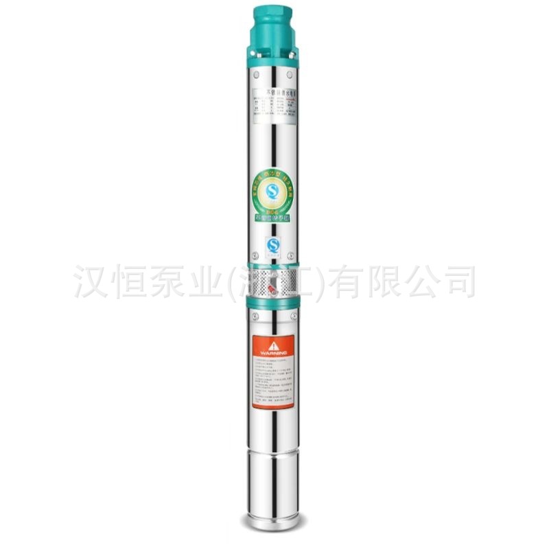 QJ bomba de pozo profundo de acero inoxidable resistente a la arena de gran altura de alto flujo de la bomba de agua limpia del hogar bien agrícola multi-etapa bomba sumergible