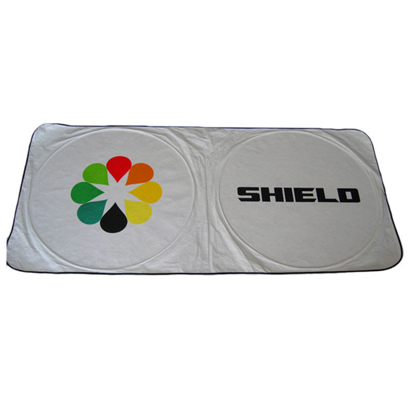TYVEK sunshade, made of DuPont paper, double-layered car windshield sun visor, UV-resistant and tear-resistant TYVEK sunshade, made of DuPont paper, double-layered car windshield sun visor, UV-resistant and tear-resistant