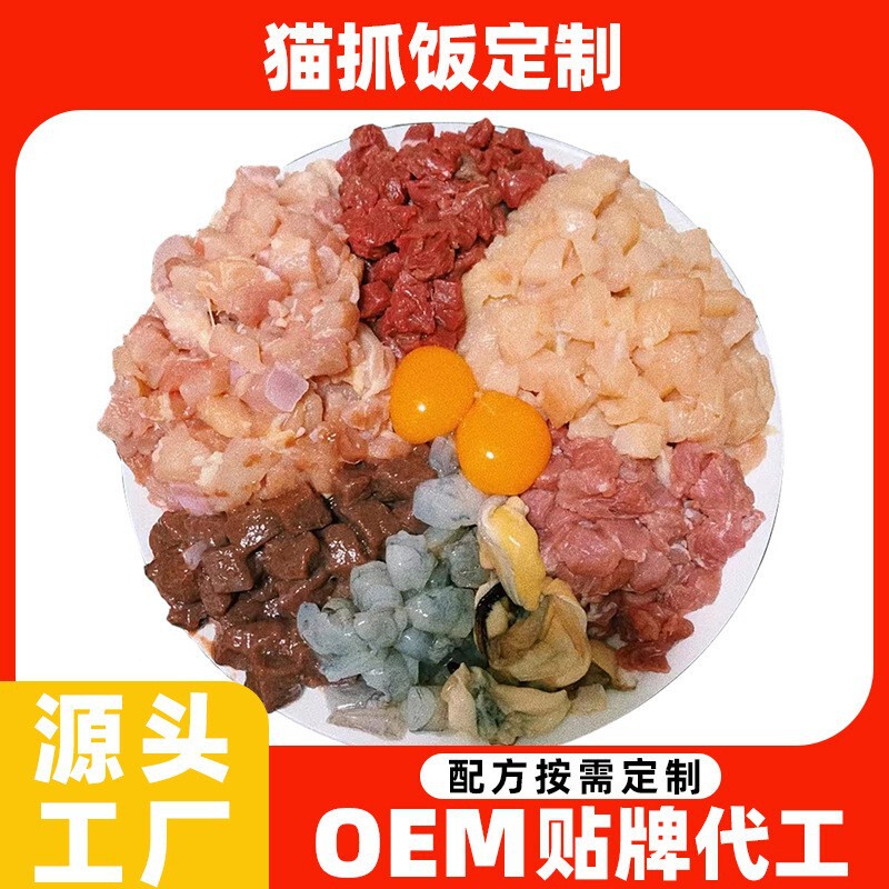 Cat Meal Wet Food Staple for Cats, Homemade Cooked Cat Paw Meal for Adult and Young Cats, Complete High-Protein Fresh Food Customized